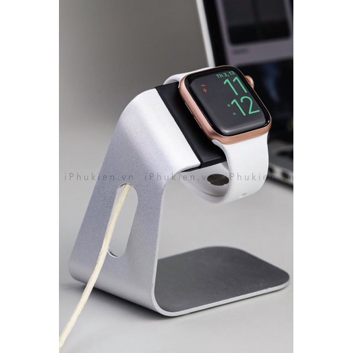 Giá đỡ đế sạc [HỢP KIM NHÔM] nhỏ gọn, để bàn tiện dụng cho Apple Watch Series 1/2/3/4/5/6/7