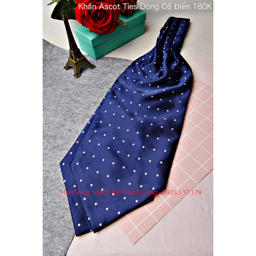 Khăn Ascot cổ điển - Khăn quàng trong áo sơ mi - New Collection