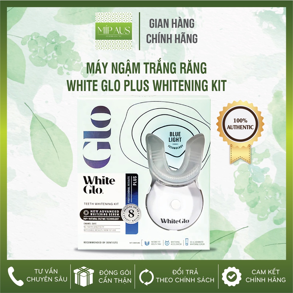 💎 White Glo Plus Whitening Kit [Mẫu Mới]