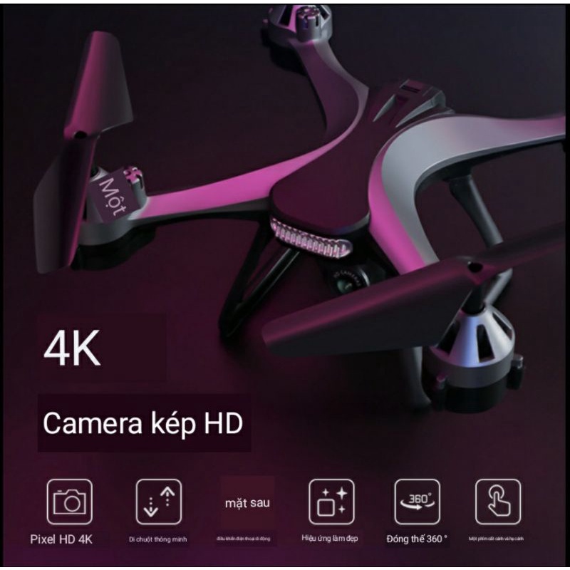 Máy bay điều khiển từ xa camera HD 4K. Trải ngiệm Flycam chất lượng giá rẻ