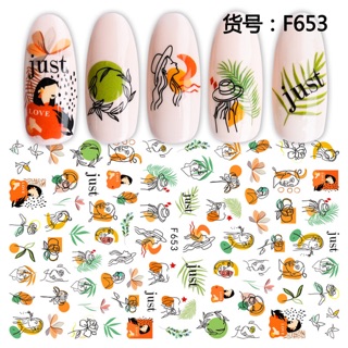 Sticker dán móng tay nail mẫu mới mùa hè