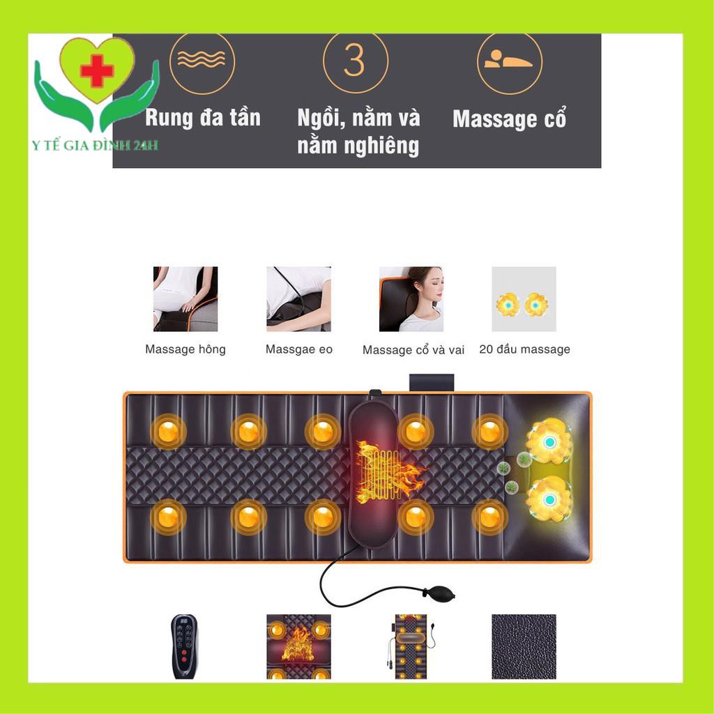 Freeship Nệm Massage Toàn Thân, Đệm Mát Xa Trị Liệu Tại Nhà, Hàng  Chính Hãng