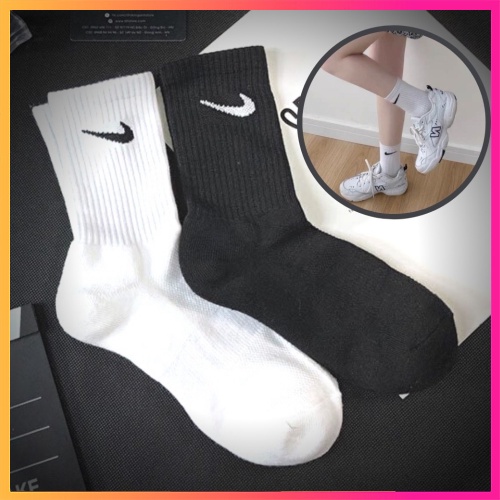 Tất/vớ Nike cổ cao nam nữ thể thao kiểu dáng hàn quốc chống hôi chân,Adidas,Mizuno,Puma,Champion,Drew,Jordan,Vans,MLB,NY
