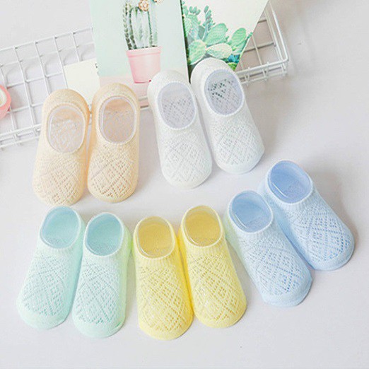 Set 5 đôi tất lưới, vớ 4 mùa xuất Hàn cho bé trai bé gái (0-5y) – Coyee