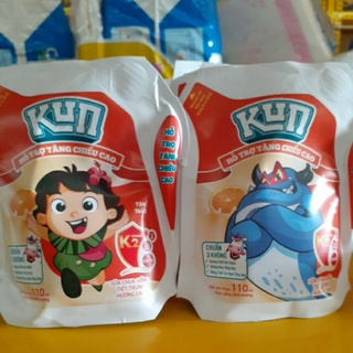 Sữa Kun túi hương cam túi 110ml