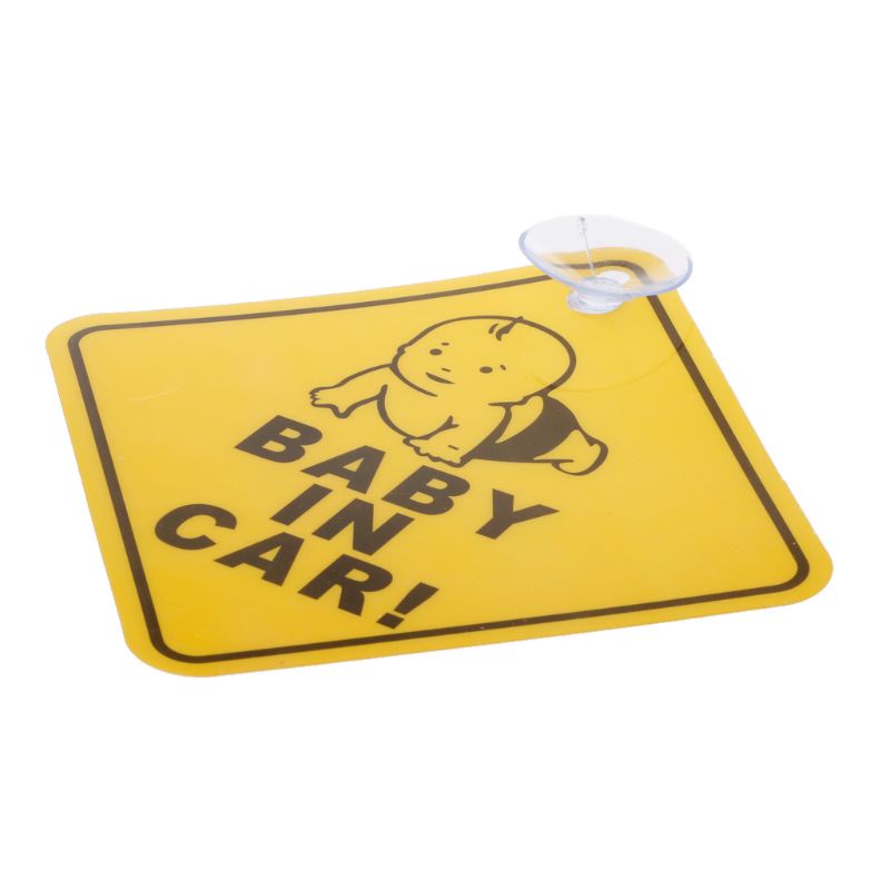 Miếng Dán Trang Trí Xe Hơi In Chữ BABY ON BOARD Độc Đáo Tiện Dụng