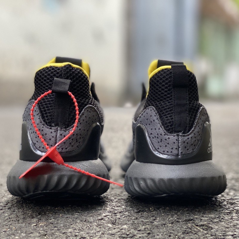 [Fullbox, freeship] Giầy alphabounce thể thao kiểu sneaker đen phối vàng nam | BigBuy360 - bigbuy360.vn
