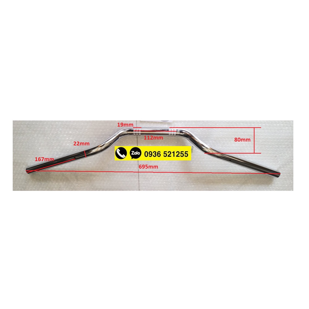 Ghi đông tay lái Suzuki EN150 125 HJ125 và phù hợp các dòng xe tương ứng