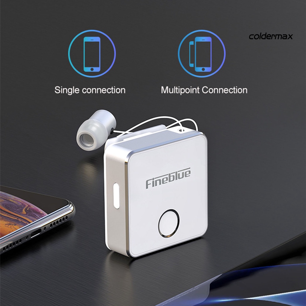 1 Tai Nghe Bluetooth Fineblue F1 Pro Thiết Kế Kẹp Không Dây Có Thể Thu Gọn