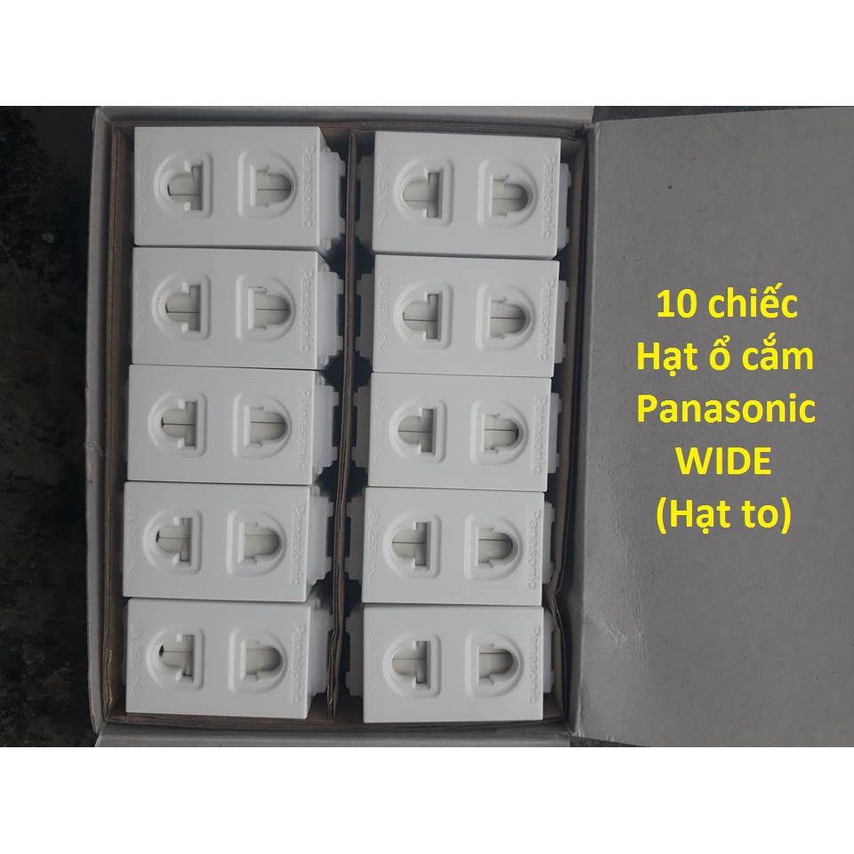 Combo 10 chiếc Hạt ổ cắm Panasonic WIDE (Hạt to)