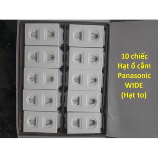 Combo 10 chiếc Hạt ổ cắm Panasonic WIDE (Hạt to)