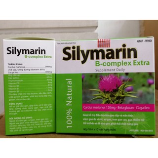 (CHÍNH HÃNG)BỔ GAN-MÁT GAN GIẢI ĐỘC GAN SILYMARIN 120mg tăng cường chức năng gan Hộp 100 viên
