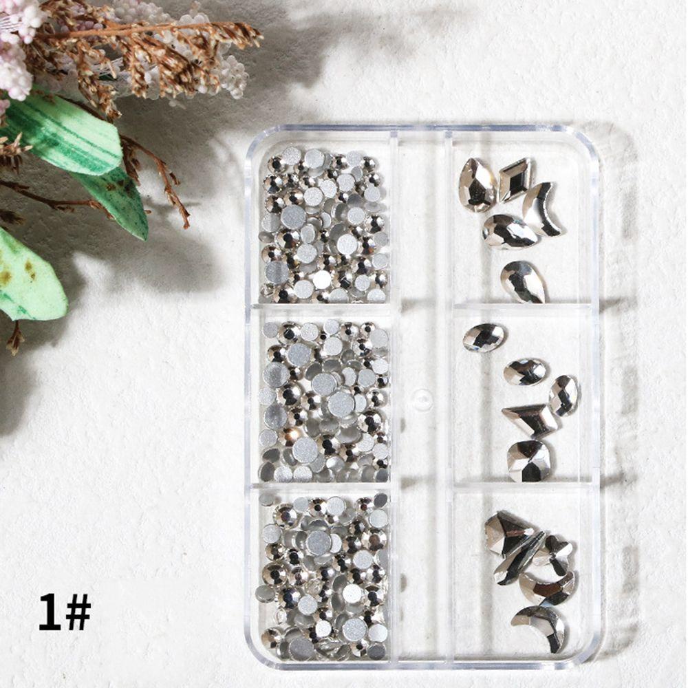 Miếng Dán Trang Trí Móng Tay Xinh Xắn|Hạt Nhựa AB Đầy Màu Sắc Cực Quang|Phụ Kiện Trang Trí Hình Dạng Độc Đáo Sáng Tạo