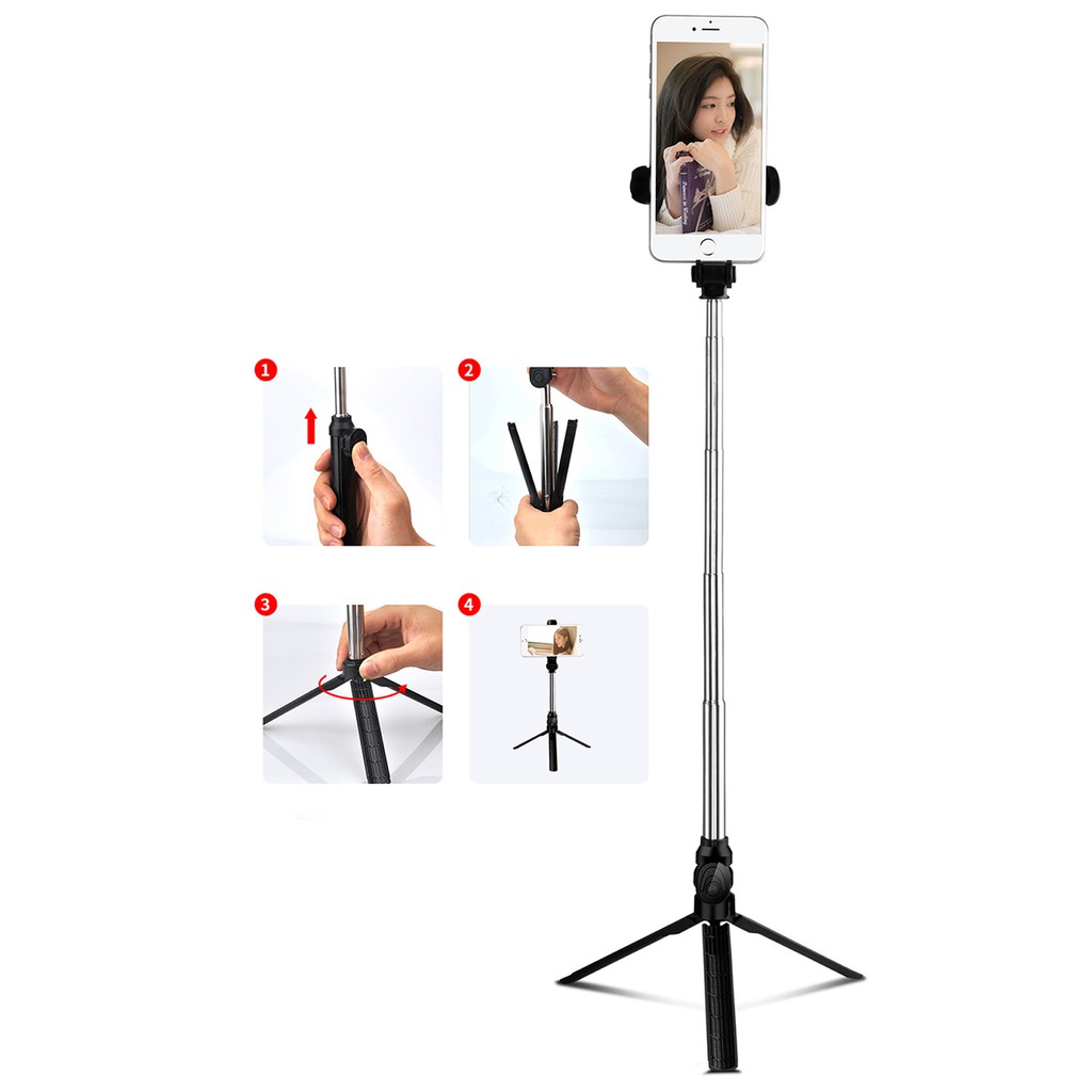 Gậy selfie chụp ảnh đa năng thế hệ 2 - Vừa tự sướng vừa làm tripod - Hàng nhập khẩu | BigBuy360 - bigbuy360.vn