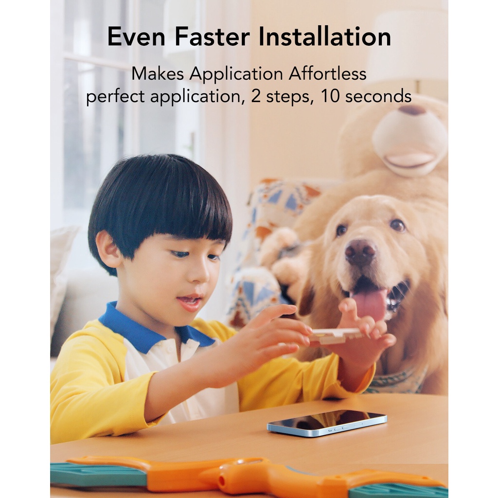 Miếng Dán Cường Lực ESR Armorite Ultra-Tough Siêu Cứng Chống Vân Tay Chống Bụi Dành Cho iPhone 13/ 13 Pro/ 13 Promax