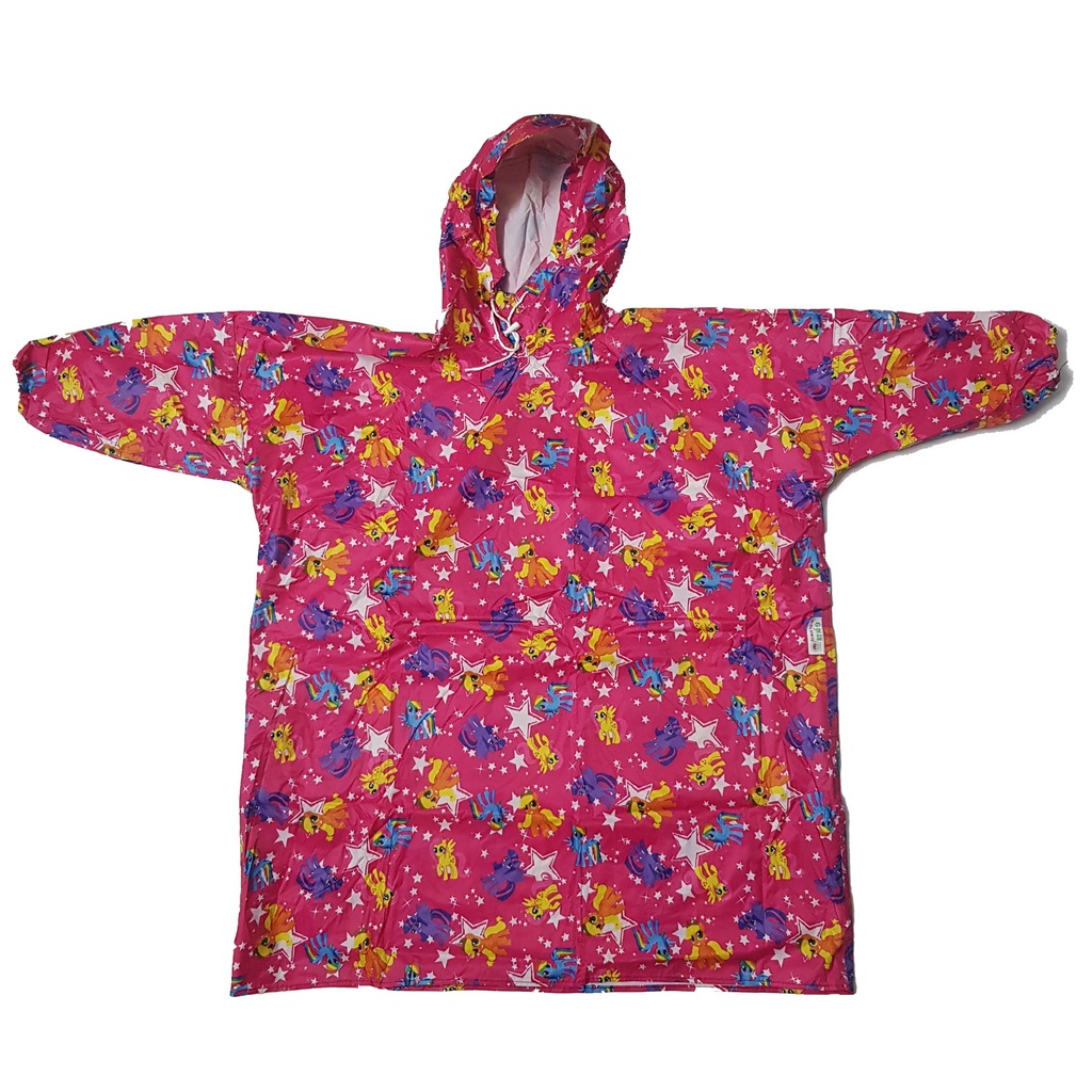 Áo Mưa BÍT TRẺ EM Vải Dù Không Xẻ Tà Cao Cấp MINISHOP AM13