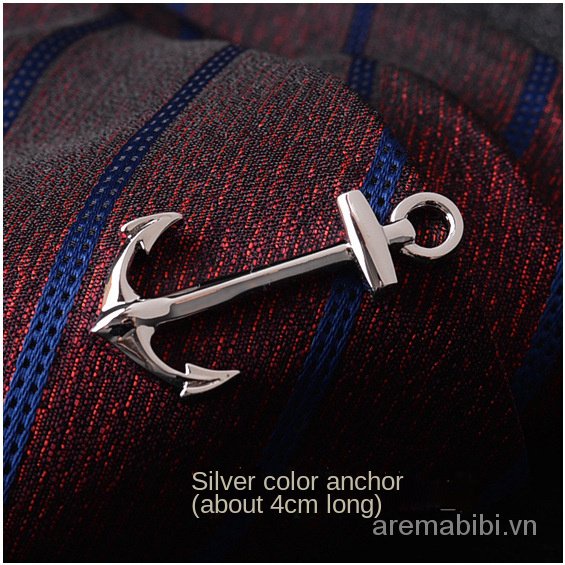 Kẹp cà vạt họa tiết màu vàng thời trang sang trọng cho nam