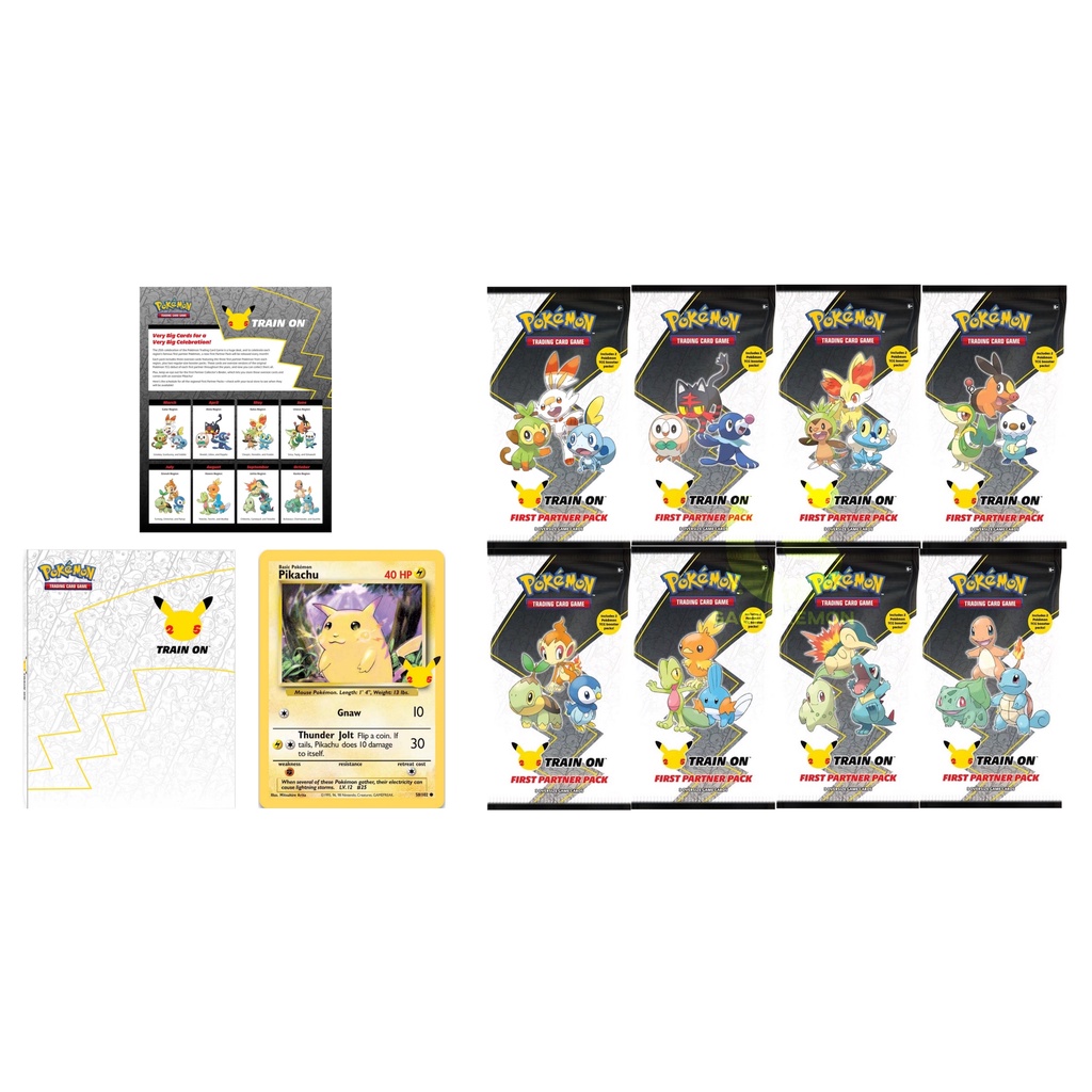 Set thẻ bài Pokemon TCG kỷ niệm 25 năm - First Partner Collection