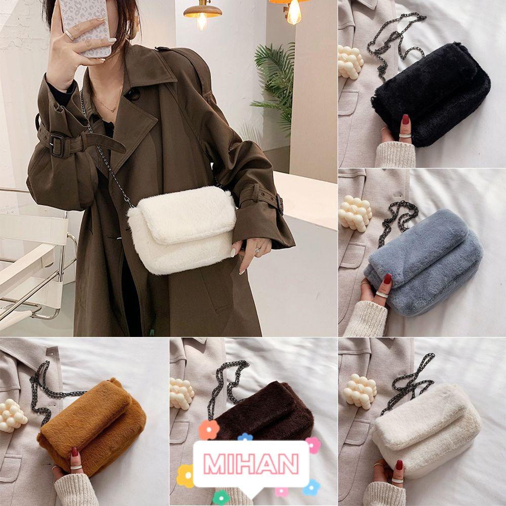 Túi Đeo Chéo Phủ Lông Mềm Mại MIHAN1