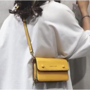 Túi Đeo Chéo Nữ - Túi Bì Thư 2 Nút Nhiều Ngăn | BigBuy360 - bigbuy360.vn