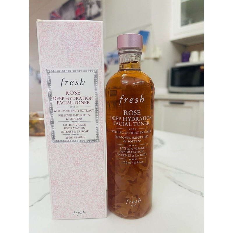 Toner nước hoa hồng fresh rose deep 250ml