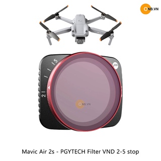 Flycam Air 2s - PGYTECH Filter VND 2-5 stop hỗ trợ quay