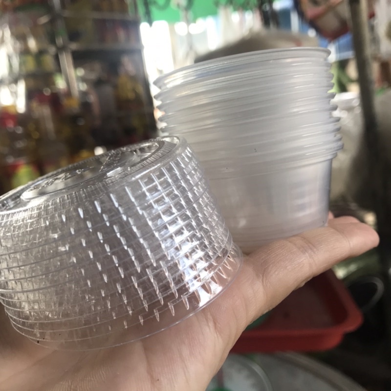 Combo 100chén nước chấm 60ml có kèm nắp dùng 1 lần