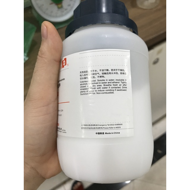 Muối KH2PO4 kali dihidrophotphat KDP lọ 500g diệt nấm mkp Mkp