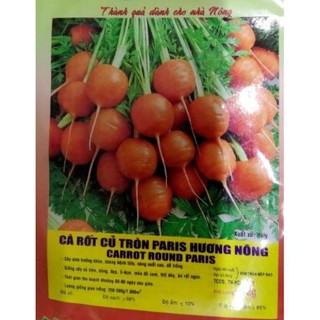 HẠT CÀ RỐT CỦ TRÒN PARIS - GÓI 1 GRAM