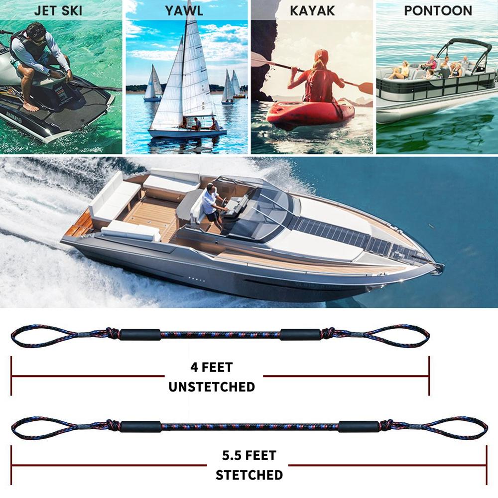 1 Dây Bungee Đường Kính 16mm Cho Thuyền Kayak Ngoài Trời 4ft