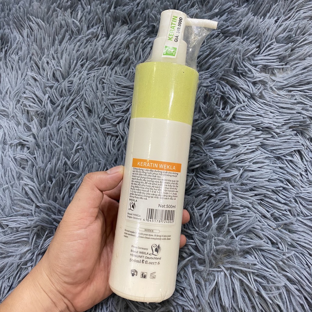 Keratin phục hồi tóc WEKLA cho tóc hư tổn nặng 500ml