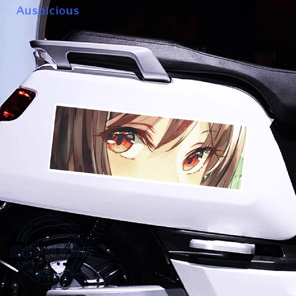 Miếng Dán Trang Trí Cửa Sổ Xe Hơi / Xe Máy Hình Anime Eyes JDM Slap Waifu Bằng Vinyl Phản Quang