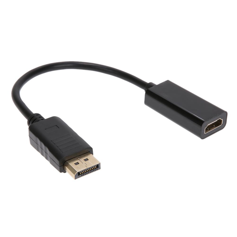 [Trong kho] ♠♠Cáp chuyển đổi Displayport Male sang HDMI Female 1080P FHD