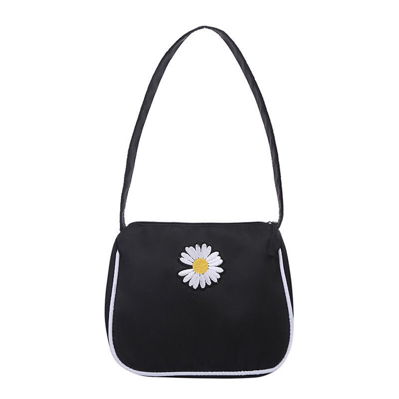 RX122 - Túi mini hoa cúc thêu, túi vải xinh hàng sẵn giá hạt dẻ