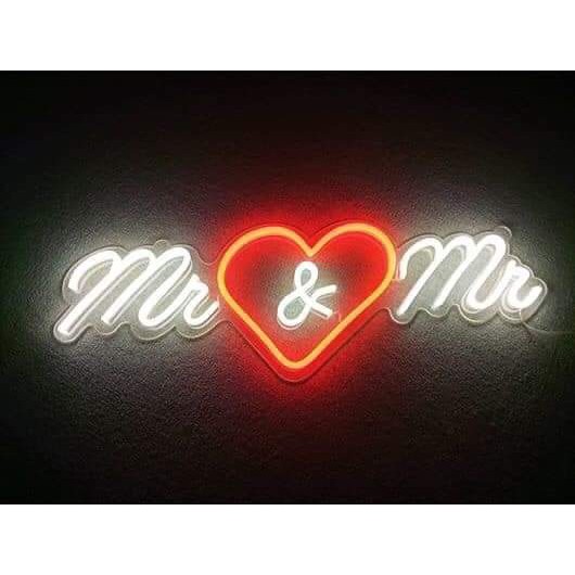 Đèn Trang Trí Led Neon Sign TÌNH YÊU uốn chữ, hình theo yêu cầu