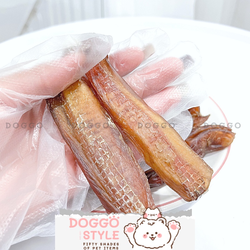 Treat Bánh Thưởng Cho Chó Pín Bò Sấy Khô DOGGOSTYLE Bully Sticks Homemade Không Chất Bảo Quản 50G