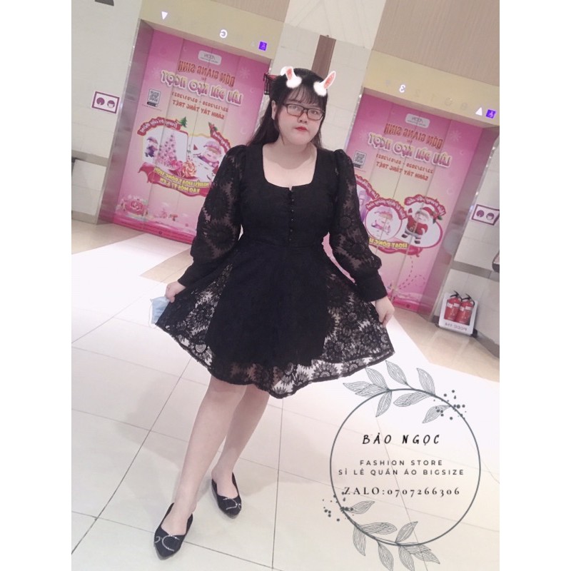 Đầm bigsize công chúa dự tiệc 55kg đến 90kg