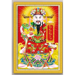 Tranh đính đá Thần Tài Lg1448 chưa đính