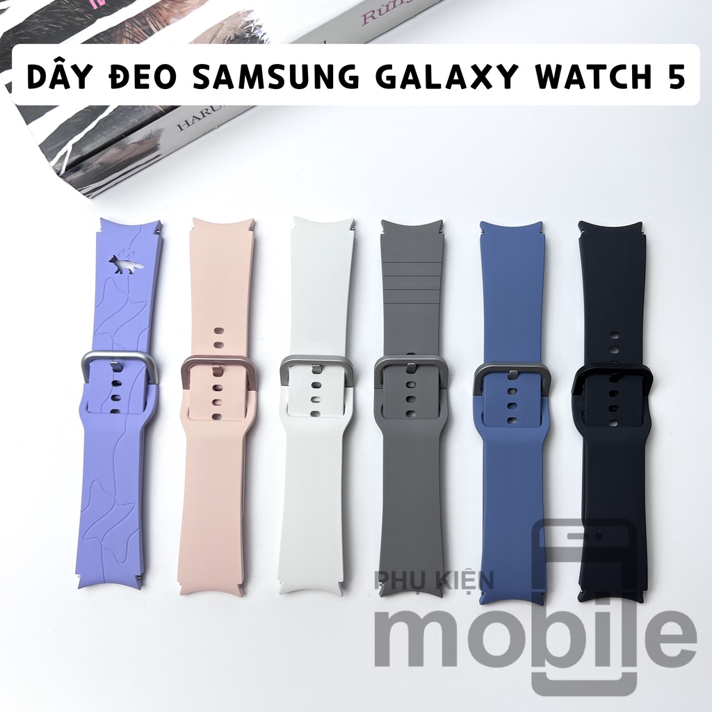 Dây đeo Silicon Samsung Galaxy Watch 5 chính hãng (Dùng được cho Samsung Watch 4)