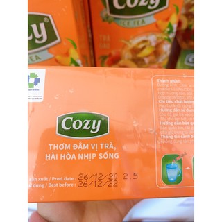 TRÀ ĐÀO COZY HOÀ TAN(Bao bì mới)