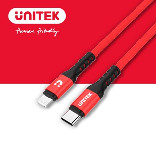 Cáp type c -> lightning unitek c 14060rd, cáp sạc iphone 11 pro max