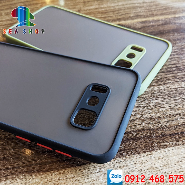 Ốp lưng Samsung S8 Plus SM-G955 viền nhựa dẻo chống sốc - Mặt lưng nhám