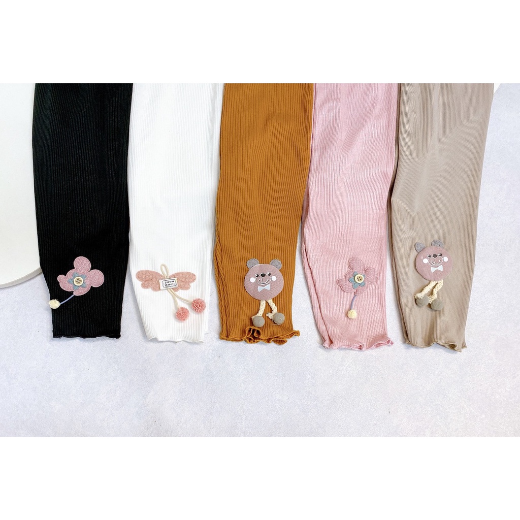 Quần Legging gấu bèo cho bé-QT03