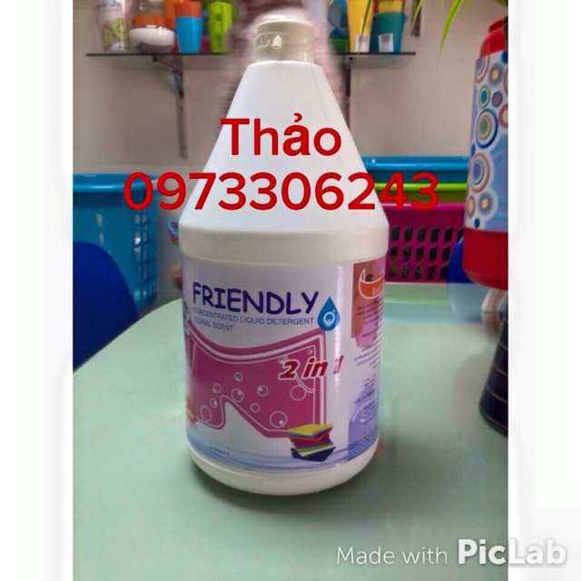 Nước giặt Friendly 2in1