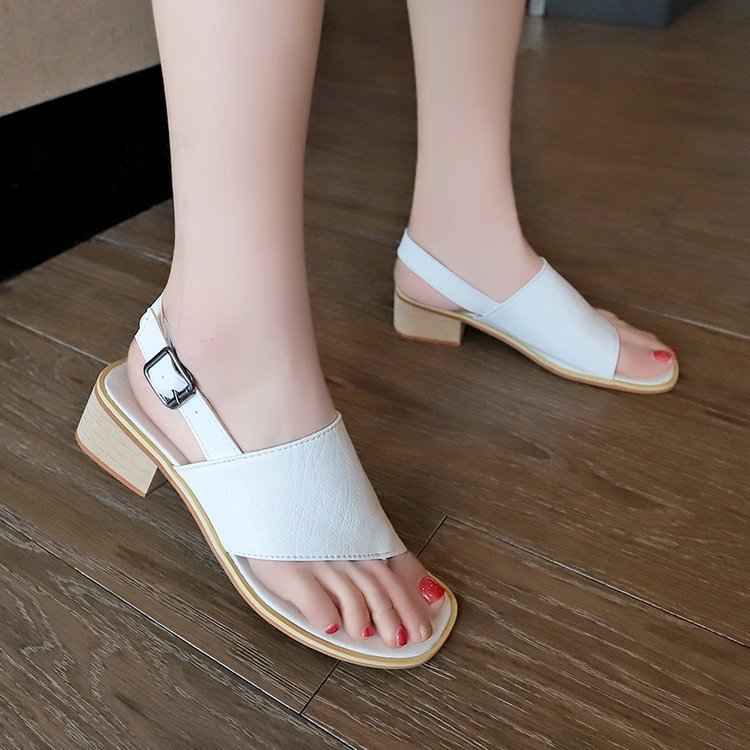 Giày Sandal Kẹp Ngón Phong Cách Âu Mỹ Cho Nữ