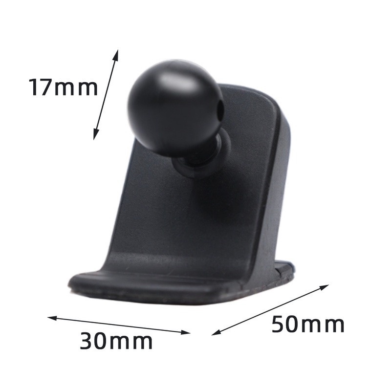 Giá Đỡ Điện Thoại Gắn Bảng Điều Khiển Xe Hơi Hình Quả Bóng 17mm Chống Trượt