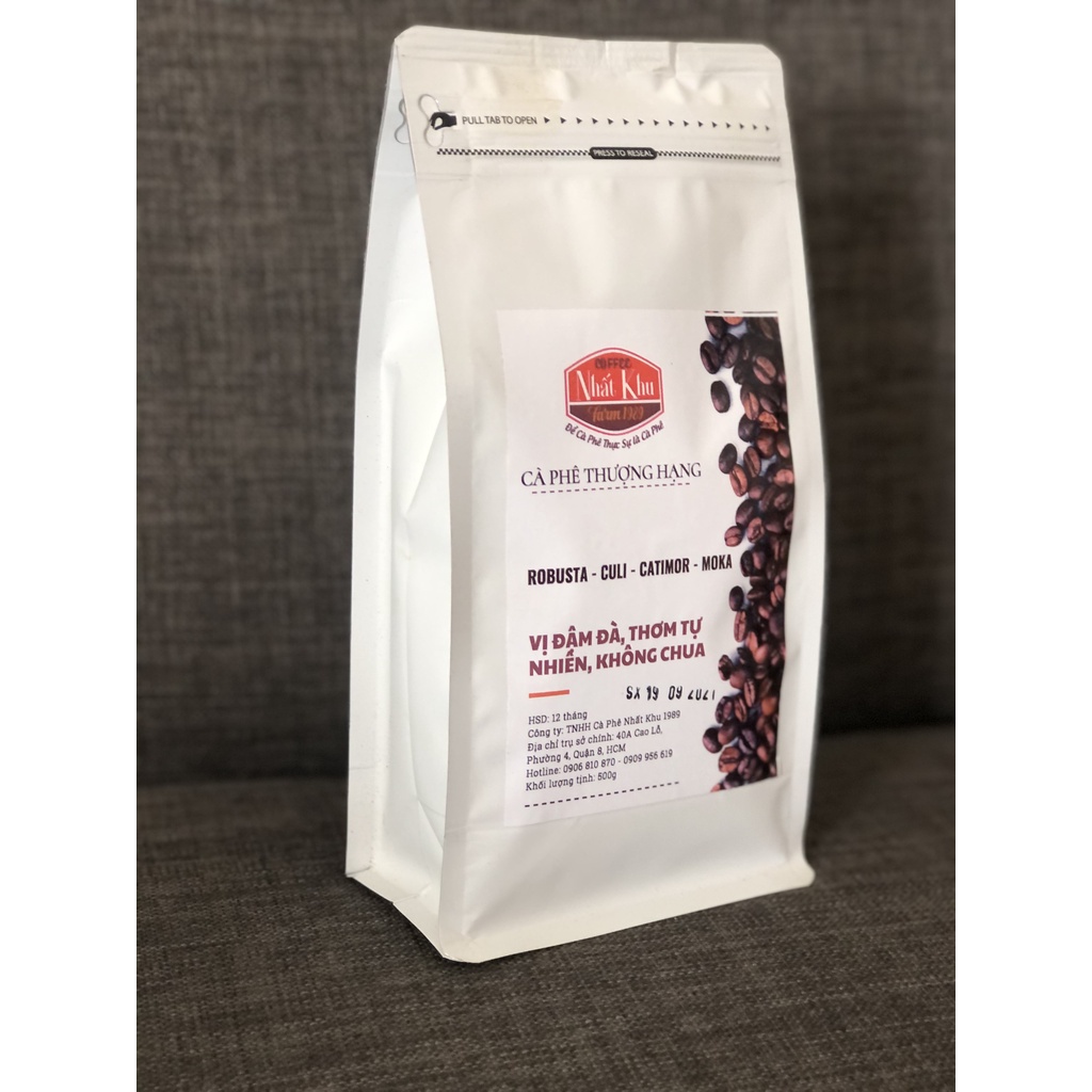 [HÀNG CHÍNH HÃNG] 1 ký cà phê thượng hạng Premium kết hợp Moka vị đậm đà, đắng êm, hậu ngọt, thơm tự nhiên, không chua | BigBuy360 - bigbuy360.vn