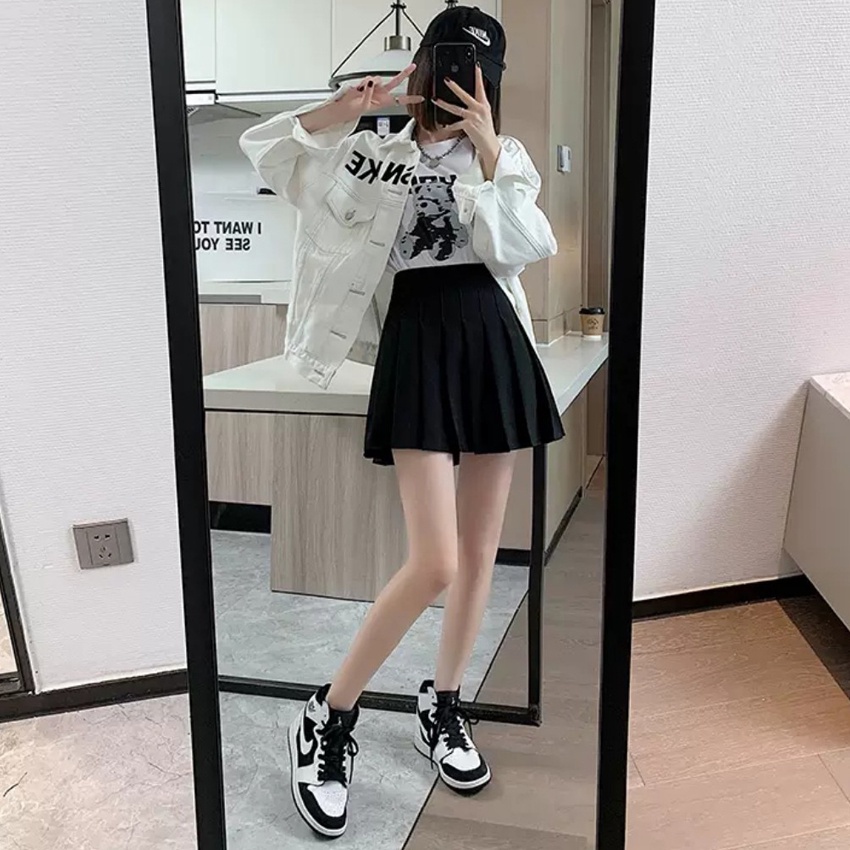 Chân Váy Xếp Ly Tennis Dáng Ngắn Xoè Có Lót Quần Trong Lên From Xinh MA-055