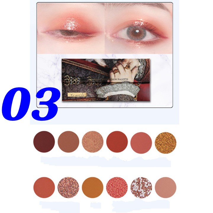 [Sỉ-Rẻ] Phấn mắt bền màu, lâu trôi, màu chuẩn phù hợp mọi loại da kể cả da dầu Lameila 5045 [Lẻ-Sỉ] | BigBuy360 - bigbuy360.vn