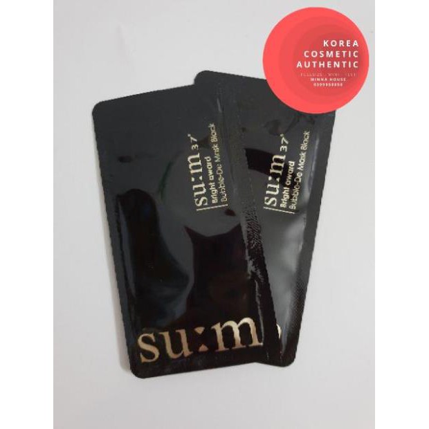 Combo 10 gói Mặt nạ thải độc SU:M 37 Bright Award Bubble-De Mask Pack | BigBuy360 - bigbuy360.vn
